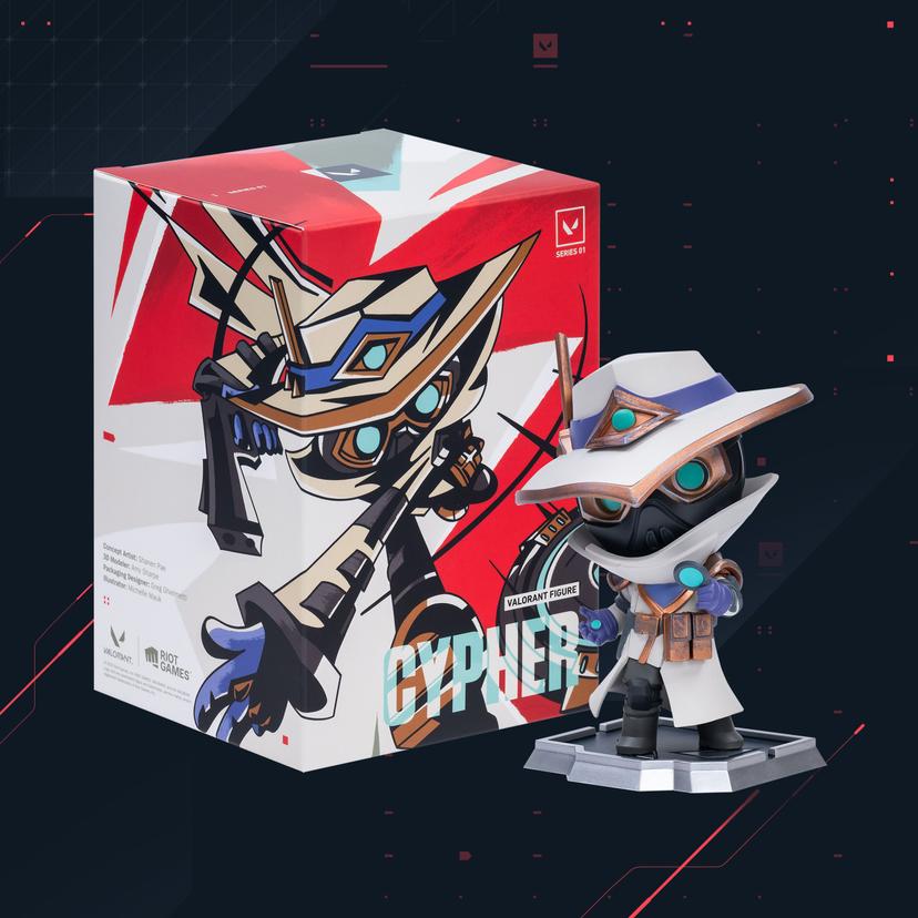 FIGURA DE CYPHER DE LA COLECCIÓN ALFA DE VALORANT