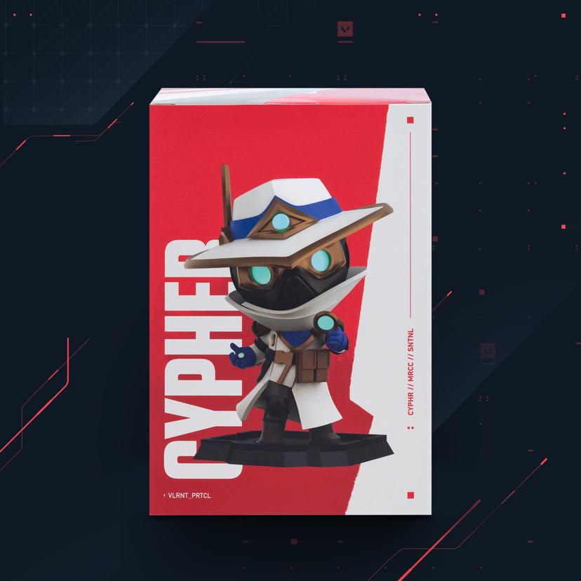 FIGURA DE CYPHER DE LA COLECCIÓN ALFA DE VALORANT