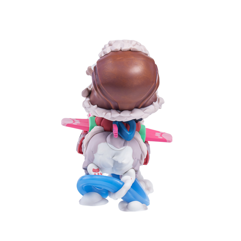 FIGURA DE CORKI CORGI (CHROMA CUARZO ROSA)