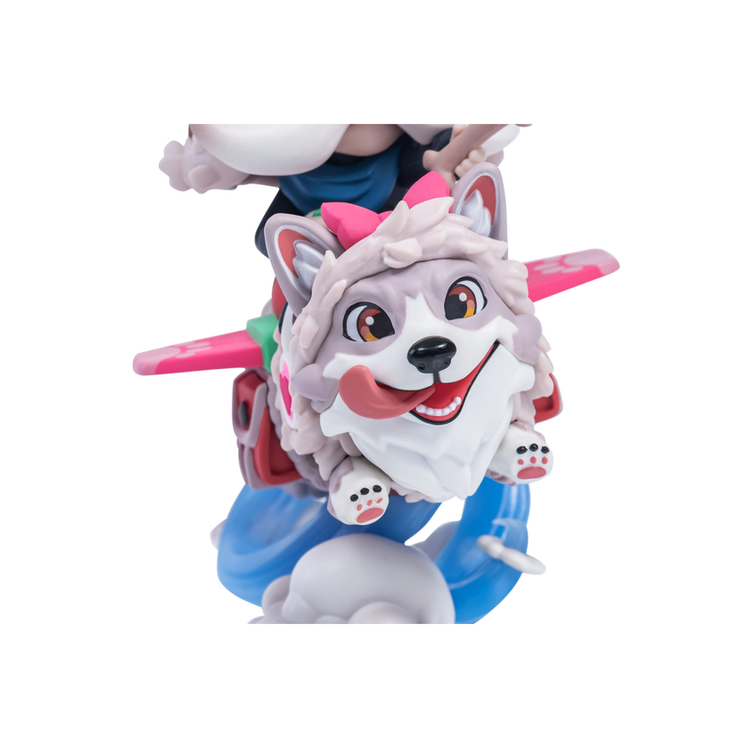 FIGURA DE CORKI CORGI (CHROMA CUARZO ROSA)