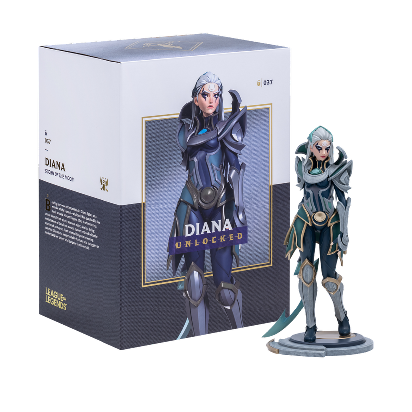 ESTATUA DE DIANA UNLOCKED LEAGUE OF LEGENDS