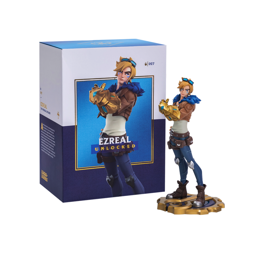 ESTATUA DE EZREAL UNLOCKED LEAGUE OF LEGENDS