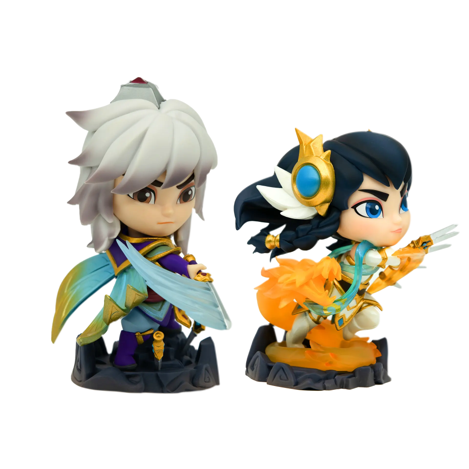 FIGURAS DE IRELIA Y TALON VIAJE INMORTAL DÚO
