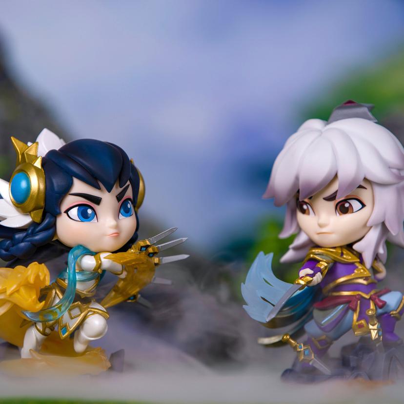 FIGURAS DE IRELIA Y TALON VIAJE INMORTAL DÚO