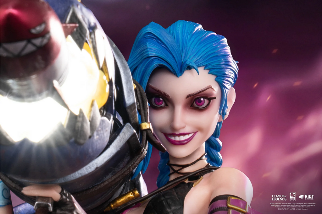 ESTATUA DE JINX DE LEAGUE OF LEGENDS A ESCALA 1/6 PURE ARTS