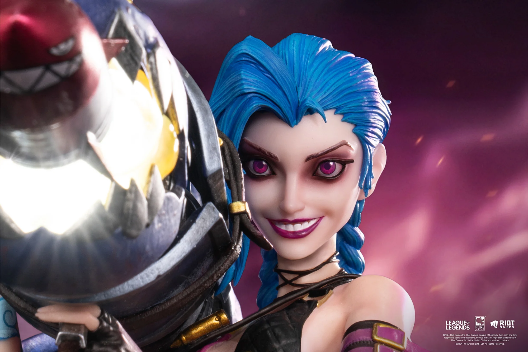ESTATUA DE JINX DE LEAGUE OF LEGENDS A ESCALA 1/6 PURE ARTS