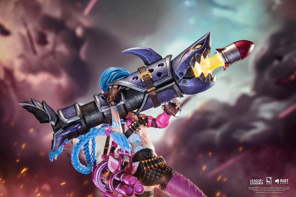 ESTATUA DE JINX DE LEAGUE OF LEGENDS A ESCALA 1/6 PURE ARTS