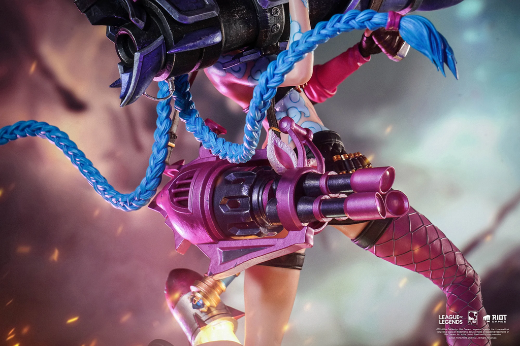 ESTATUA DE JINX DE LEAGUE OF LEGENDS A ESCALA 1/6 PURE ARTS