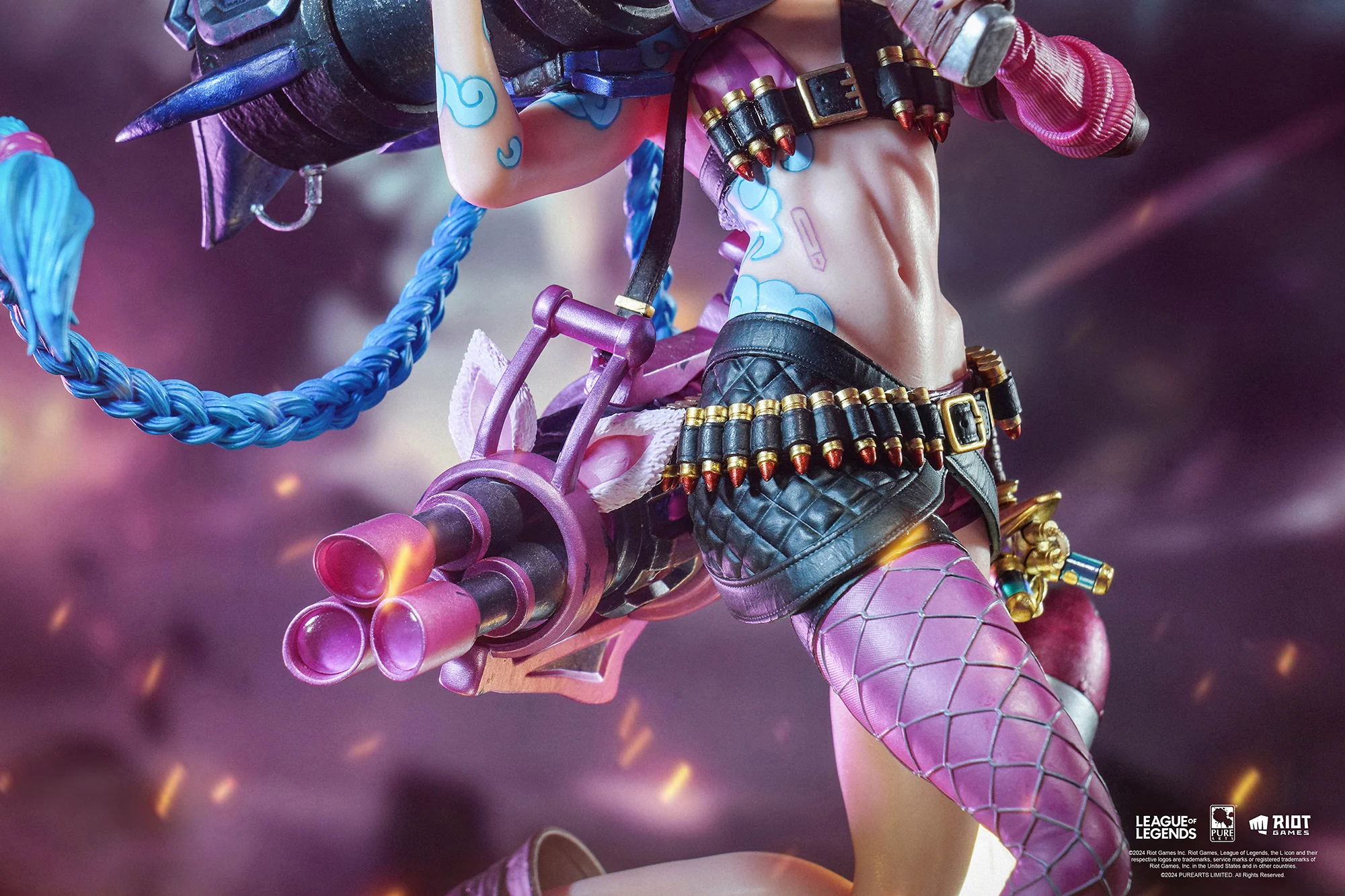 ESTATUA DE JINX DE LEAGUE OF LEGENDS A ESCALA 1/6 PURE ARTS