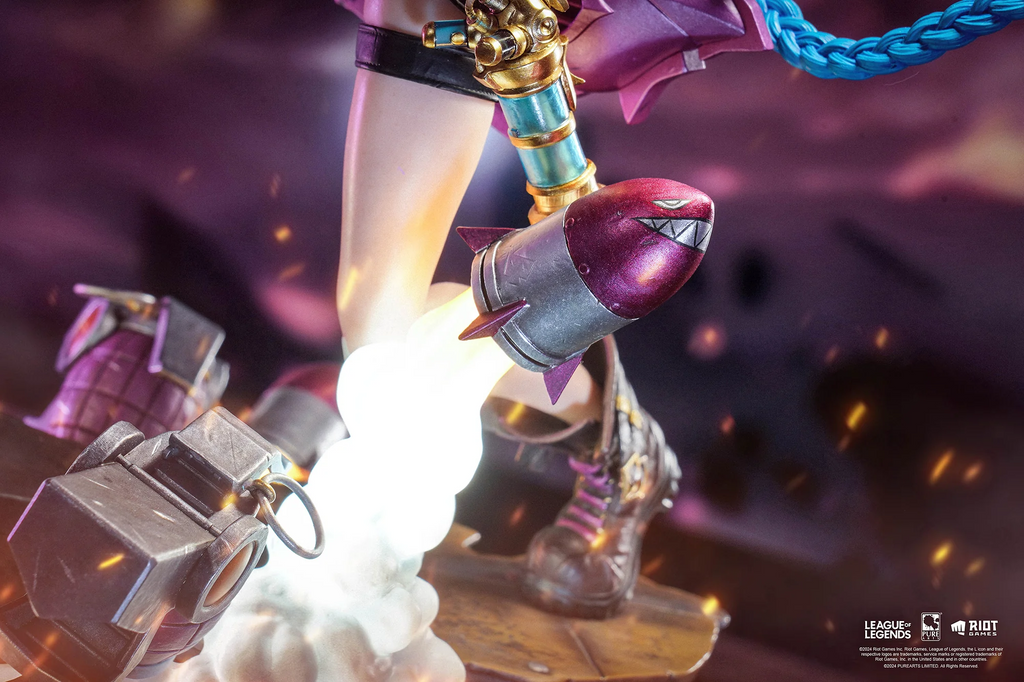 ESTATUA DE JINX DE LEAGUE OF LEGENDS A ESCALA 1/6 PURE ARTS