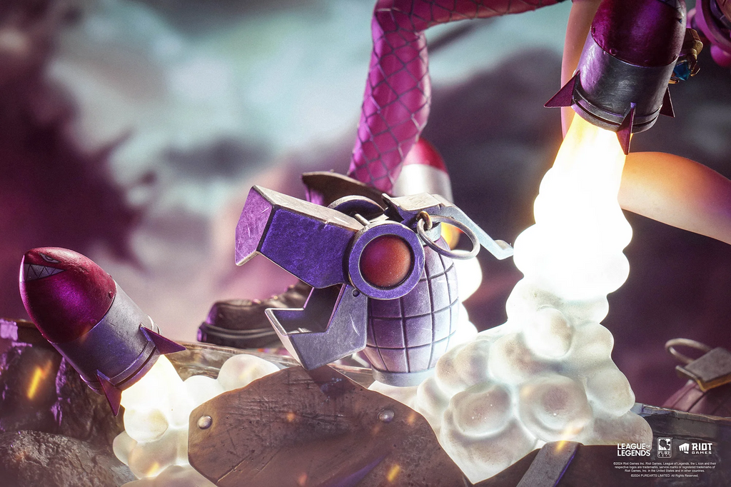 ESTATUA DE JINX DE LEAGUE OF LEGENDS A ESCALA 1/6 PURE ARTS