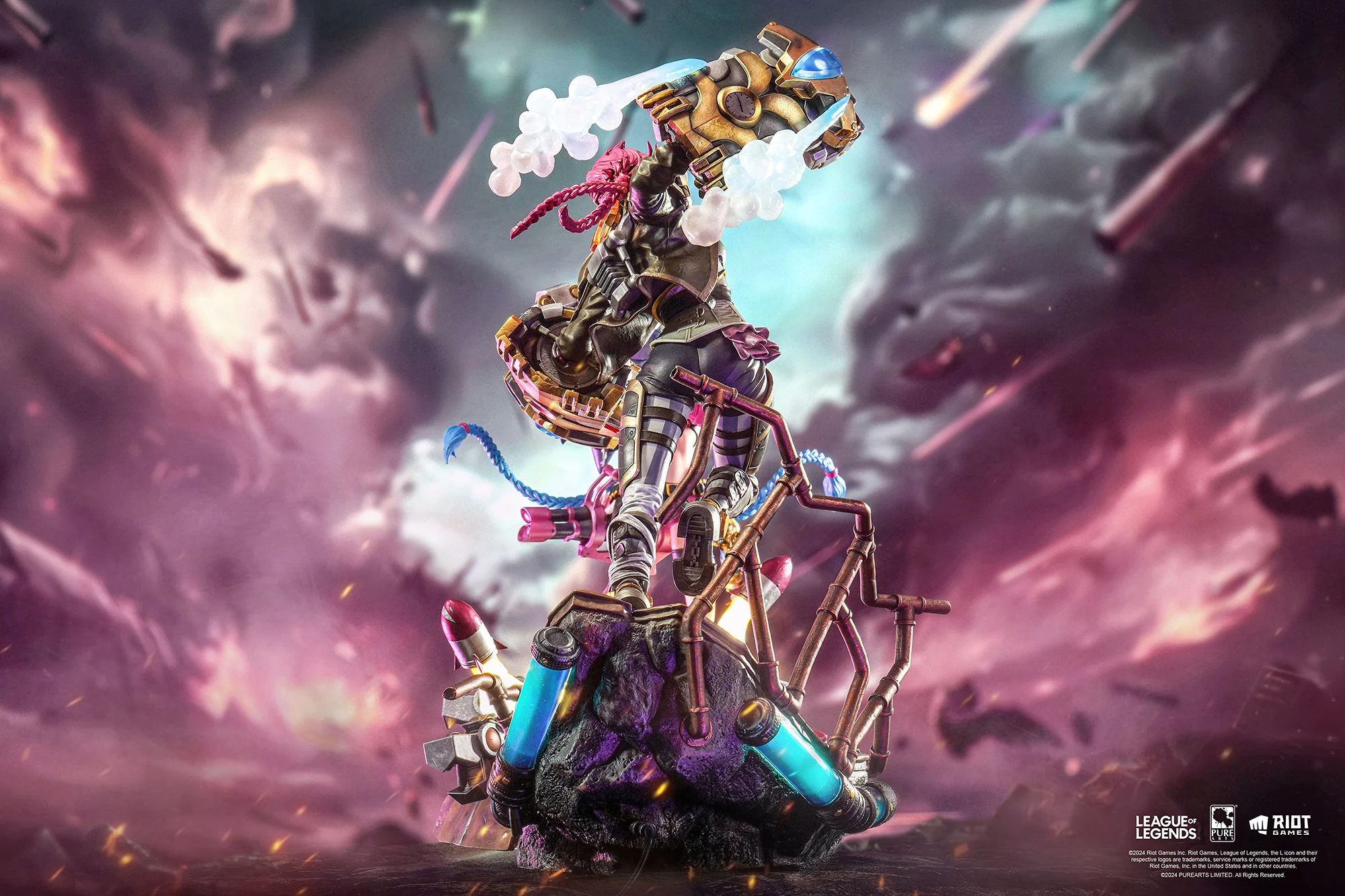 ESTATUA DE JINX DE LEAGUE OF LEGENDS A ESCALA 1/6 PURE ARTS