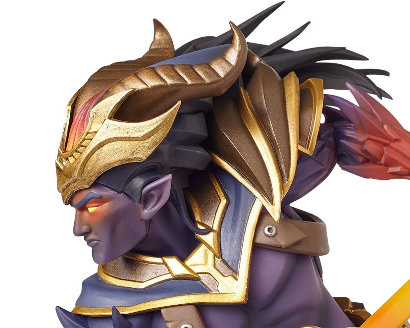 ESTATUA DE YASUO HERALDO DEL CAOS UNLOCKED