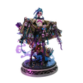 Figura de Jinx campeona de Arcane a escala 1/7